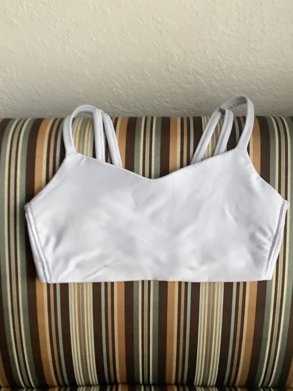all in motion White Double-Strap Sports Bra Top